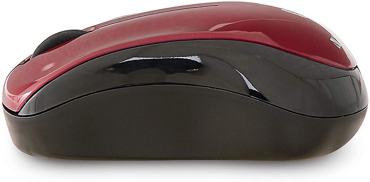 Verbatim Bluetooth Wireless Tablet Multi-Trac Blue LED Mouse - Garnet