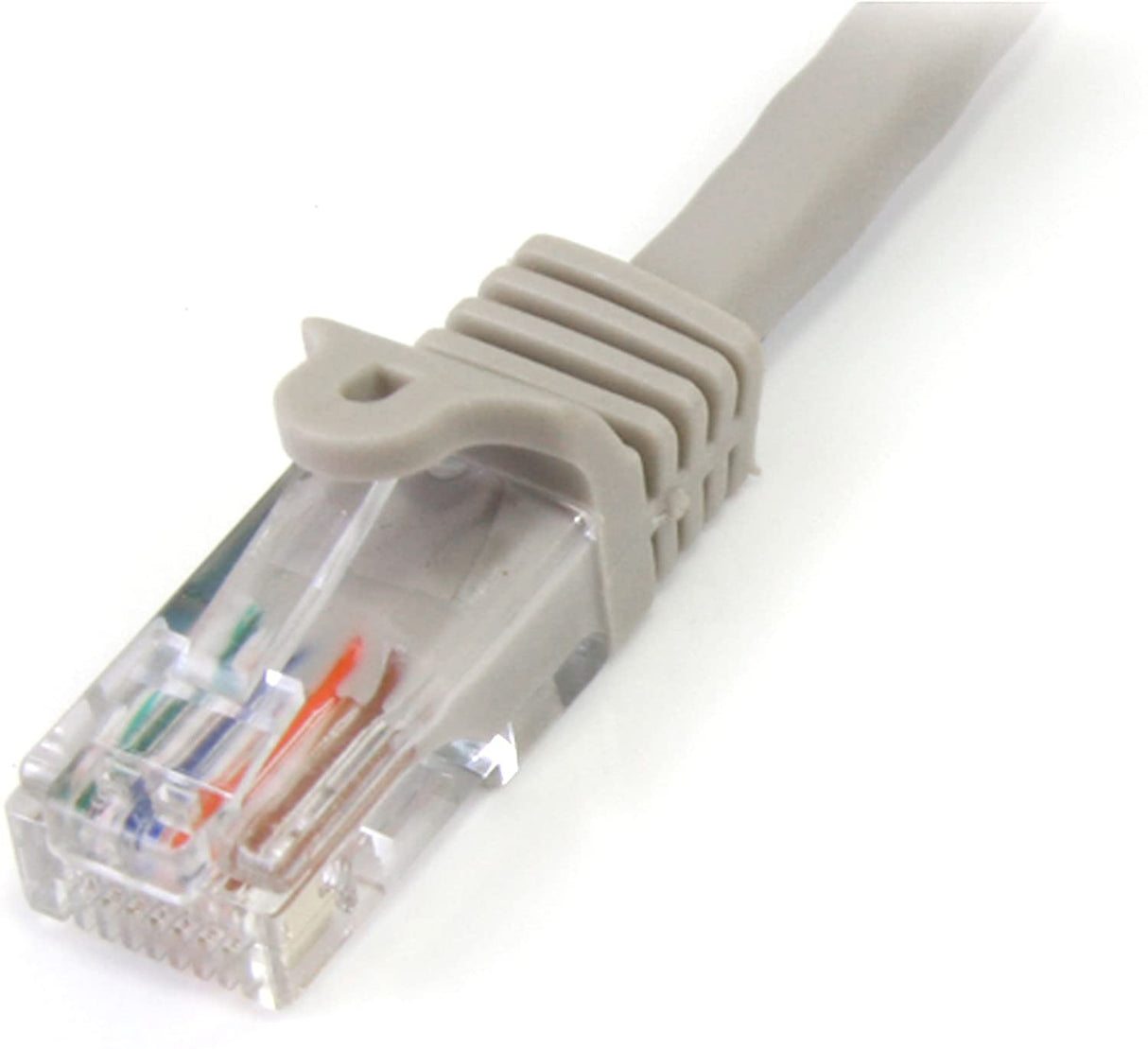 StarTech.com Cat5e Ethernet Cable - 3 ft - Gray- Patch Cable - Snagless Cat5e Cable - Short Network Cable - Ethernet Cord - Cat 5e Cable - 3ft (45PATCH3GR) 3 ft / 1m Grey