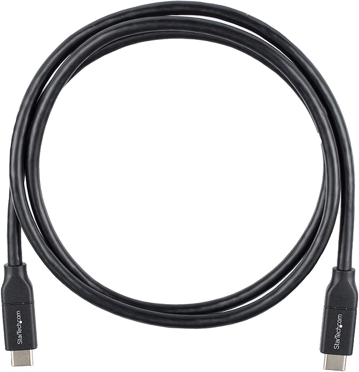 StarTech.com USB C To USB C Cable - 3 ft / 1m - USB-IF Certified - 5A PD - USB 2.0 - USB Type C Charging Cable - USB C Fast Charge Cable (USB2C5C1M) Black 3 ft/ 1 m