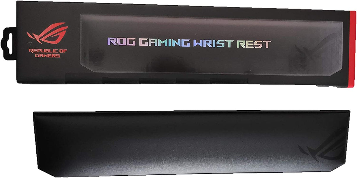 ASUS ROG Gaming Wrist Rest - Smooth Leatherette Surface with Foam Cushion Core For High-Level Comfort | Splash-Resistant | Durable Anti-Fray Edges | Non-Slip Feet | Compatible with Tenkeyless Keyboard