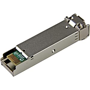 StarTech.com Cisco SFP-GE-S Compatible SFP Module - 1000BASE-SX - 1GbE Multimode Fiber MMF Optic Transceiver - 1GE Gigabit Ethernet SFP - LC 550m - 850nm - DDM Cisco IE3400, IE3300, IE3200 (SFPGESST) SFP-GE-S Single