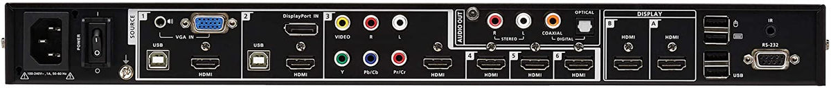 Tripp Lite 9x2 Multi-Format Presentation Matrix Switch w Audio Extractor 4K (B300-9X2-4K)