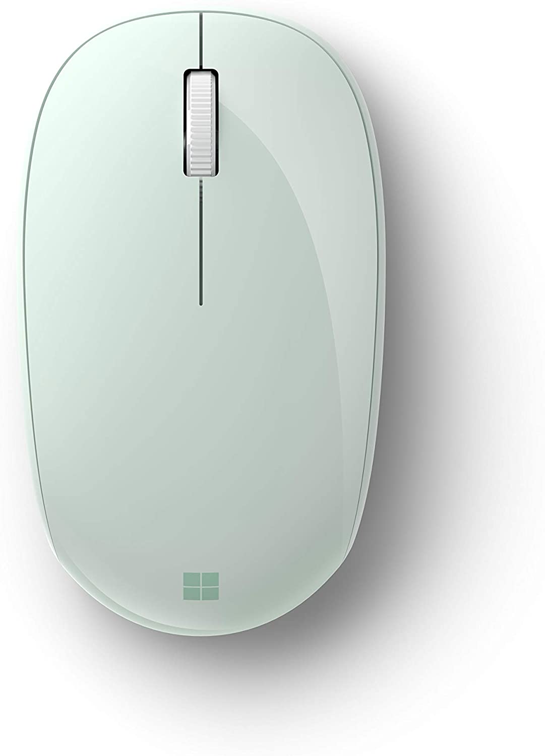 Microsoft Bluetooth Mouse - Mint. Comfortable design, Right/Left Hand Use, 4-Way Scroll Wheel, Wireless Bluetooth Mouse for PC/Laptop/Desktop, works with for Mac/Windows Computers
