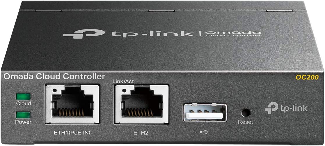 TP-Link Omada Hardware Controller | SDN Integrated | PoE Powered | Manage Up to 100 Devices | Easy & Intelligent Network Monitor & Maintenance | Cloud Access & Omada App (OC200)