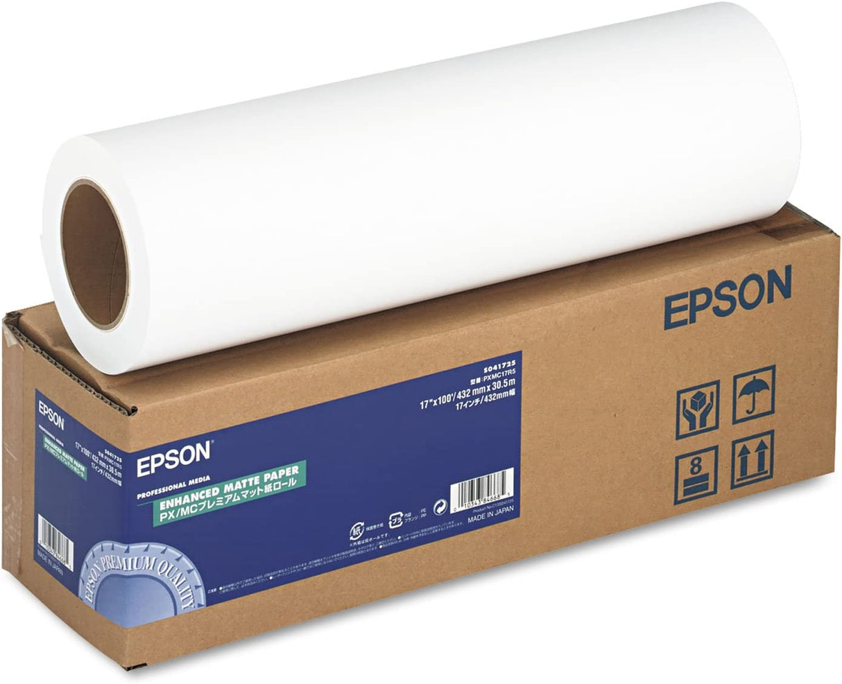 Epson 36in X 100ft Enhanced Matte Paper F/Sp Plotters