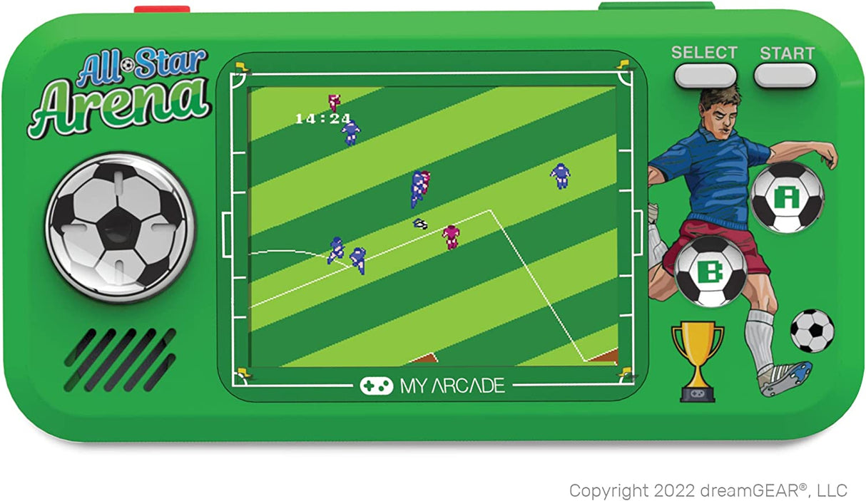 My Arcade All Star Arena Pocket Player- Portable Gaming System with 307 Retro Games, 2.75" Screen -DGUNL-4128