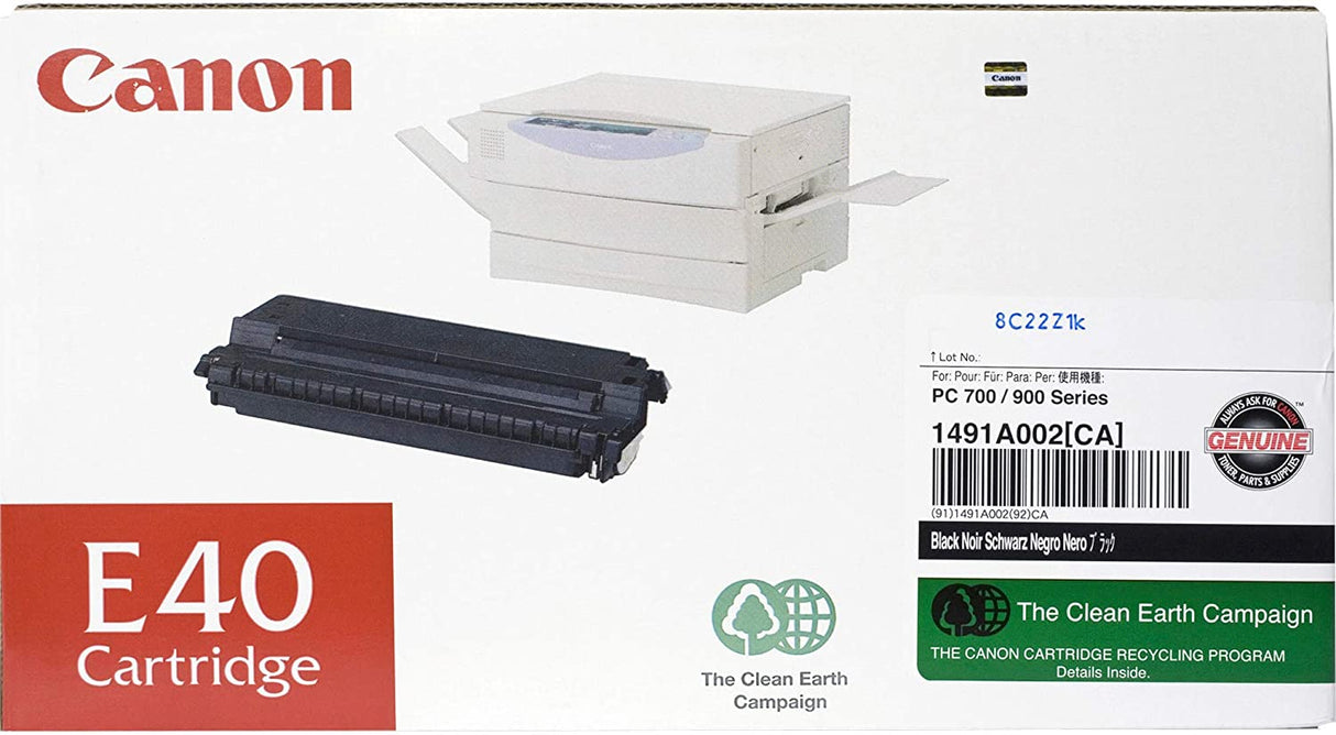 Canon E40 Toner Cartridge - Black