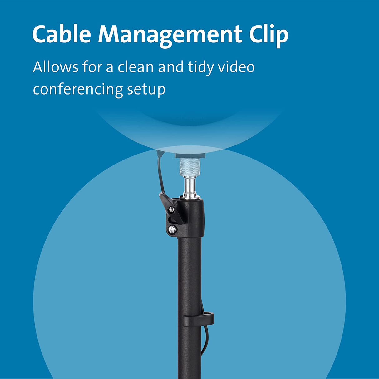 Kensington A1000 Telescoping C-Clamp Desktop Mount for Microphones, Webcams, Lights (K87654WW)