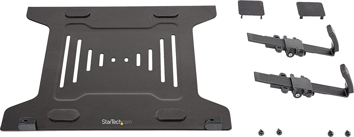 StarTech.com Laptop Arm Mounting Tray, 2" x 16.5" x 11", Black