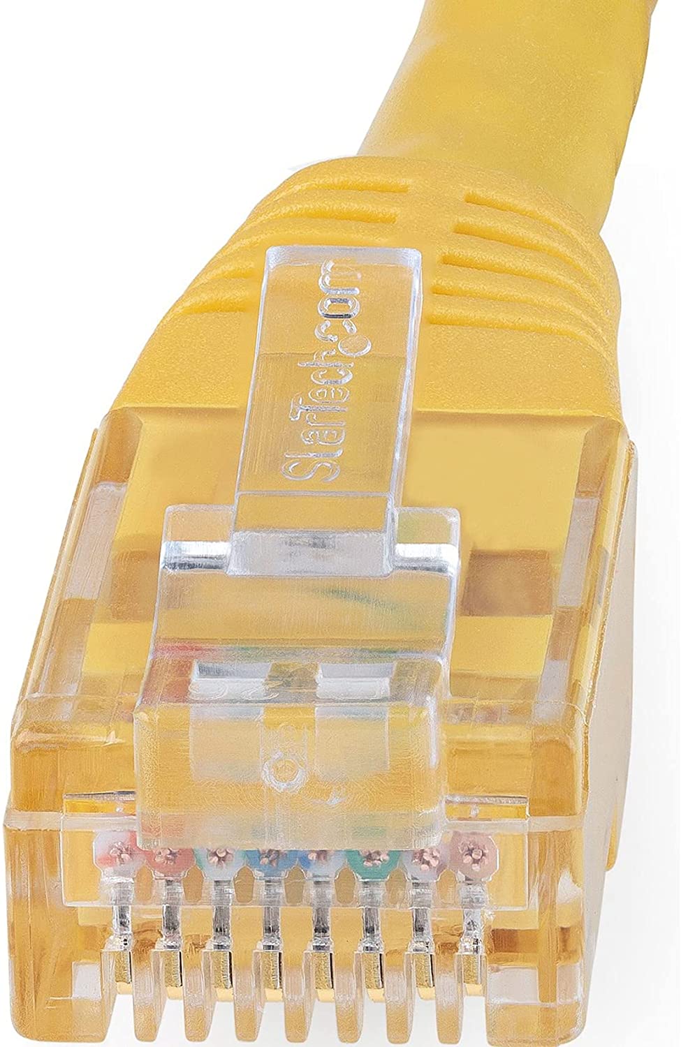 StarTech.com 50ft CAT6 Ethernet Cable - Yellow CAT 6 Gigabit Ethernet Wire -650MHz 100W PoE++ RJ45 UTP Molded Category 6 Network/Patch Cord w/Strain Relief/Fluke Tested UL/TIA Certified (C6PATCH50YL) Yellow 50 ft / 15 m 1 Pack