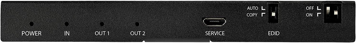 StarTech.com 2-Port HDMI Splitter (1x2) - 4K 60Hz UHD HDMI 2.0 Audio Video Splitter w/Scaler & Audio Extractor (3.5mm/SPDIF) - Dual HDMI Splitter (1-in 2-Out) - EDID Copy - TV/Projector (ST122HD20S)