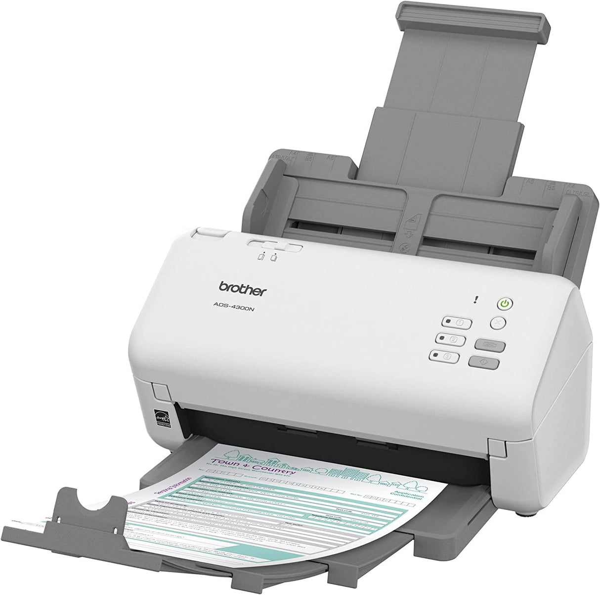 Brother ADS-4300N Professional Desktop Scanner for Business Workgroups