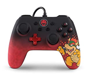 PowerA Wired Controller for Nintendo Switch - Bowser, Gamepad, Game controller, Wired controller, Officially licensed Bowser Controller