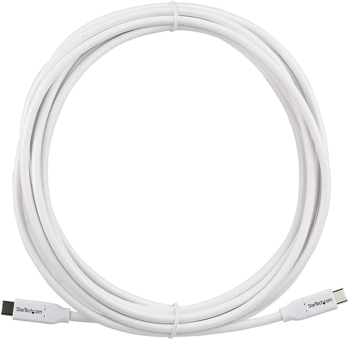 StarTech.com USB C to USB C Cable - 13 ft / 4m - 5A PD - M/M - White - USB 2.0 - USB-IF Certified - USB Type C Cable - USB C Charging Cable White 13 ft/ 4 m