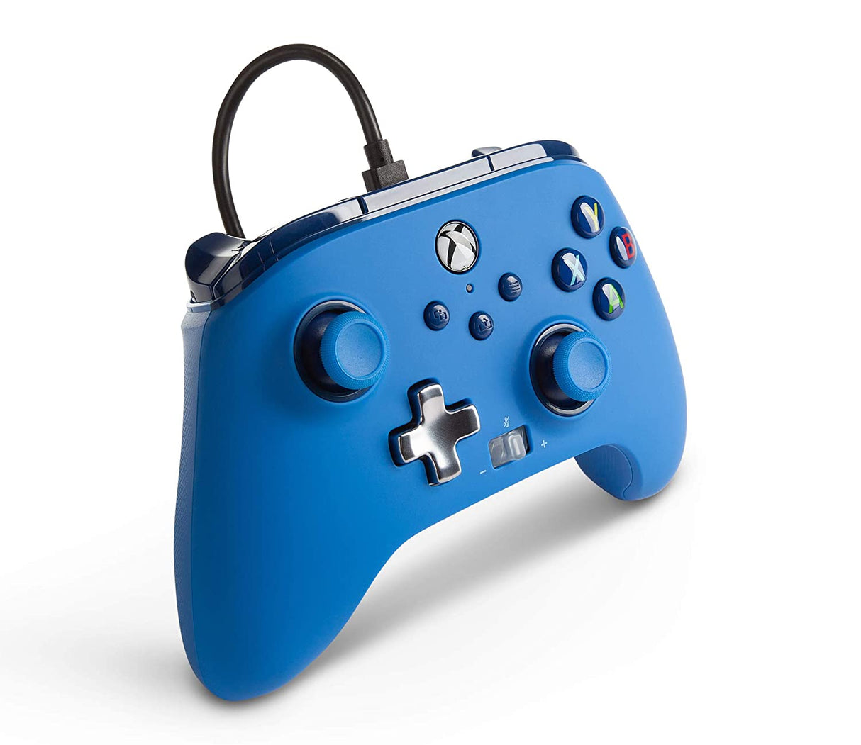 PowerA Enhanced Wired Controller for Xbox - Blue, Gamepad, Wired Video Game Controller, Gaming Controller, Xbox Series X|S, Xbox One - Xbox Series X
