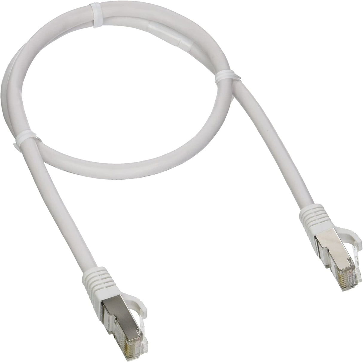 C2g/ cables to go C2G 00915 Cat6 Cable - Snagless Shielded Ethernet Network Patch Cable, White (2 Feet, 0.60 Meters) STP 2 Feet White