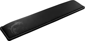 MSI WR01 Cooling Gel Memory Foam Wrist Rest, Antibacterial Coating, Ice Silk Lycra Fabric, Ergonomic Comfort, Anti-Slip, Perfect for Full Size Keyboards