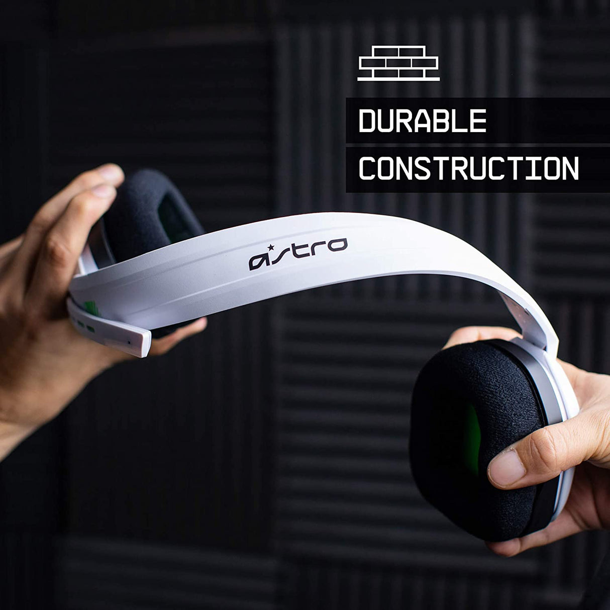 ASTRO Gaming A10 Wired Gaming Headset, Lightweight and Damage Resistant, ASTRO Audio, 3.5 mm Audio Jack, for Xbox Series X|S, Xbox One, PS5, PS4, Nintendo Switch, PC, Mac- White/Green White Gen 1 Xbox/PC Headset Only