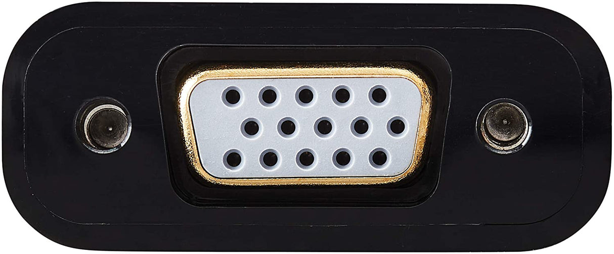 Tripp Lite DisplayPort to VGA Adapter Cable Active Converter Displayport 1.2 DP to VGA DP2VGA 6in (P134-06N-VGA-V2), Black DP 1.2 to VGA Active (6")