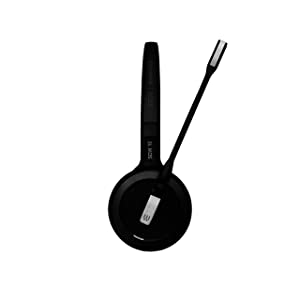 Sennheiser SDW 5016 (507016) Single-Sided Wireless DECT Headset for Desk Phone Softphone/PC& Mobile Phone Connection Dual Microphone Ultra Noise-Canceling, Black, 3 inches