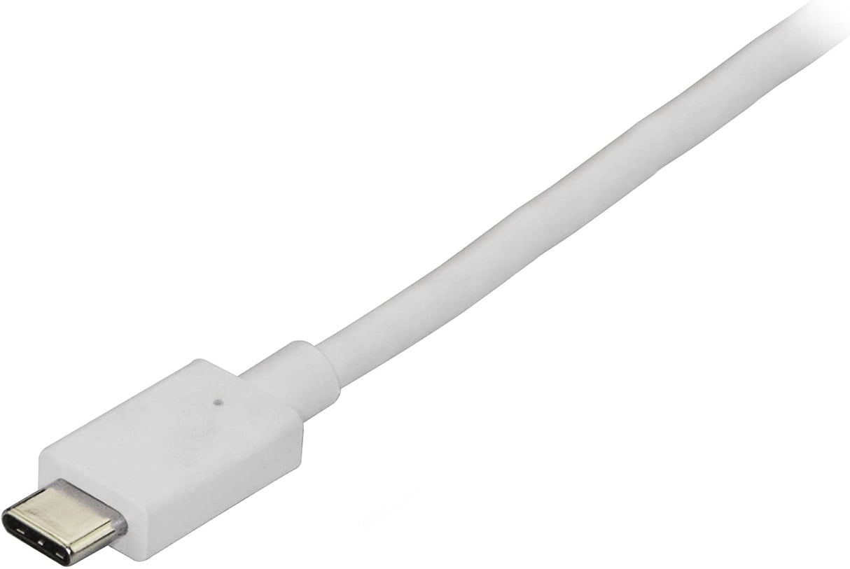 Startech 6 ft (1.8 m) USB-C to DisplayPort Cable - USB Type-C to DP Video Adapter Cable - 4K 60Hz - White 6 ft / 2 m White
