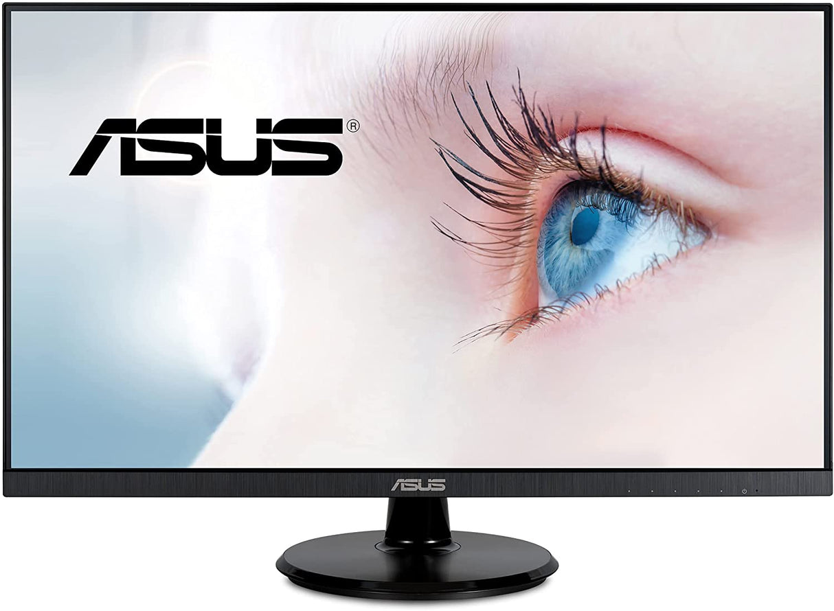ASUS 27” 1080P Monitor (VA27DQ) - Full HD, IPS, 75Hz, Speakers, Adaptive-sync/FreeSync, Low Blue Light, Flicker Free, VESA Mountable, Frameless, HDMI, VGA, DisplayPort, Tilt Adjustable 27" IPS 75Hz w/DisplayPort