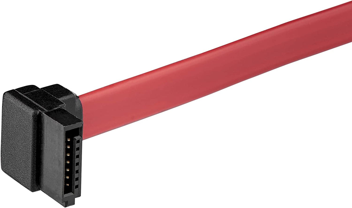 StarTech.com 12in SATA to Right Angle SATA Serial ATA Cable (SATA12RA1) 12 inch Right Angle