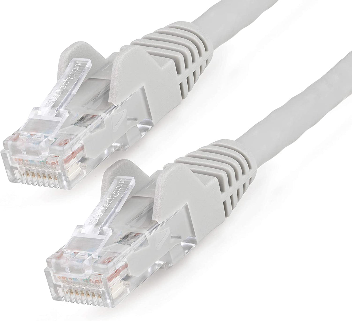 StarTech.com 20ft (6m) CAT6 Ethernet Cable - LSZH (Low Smoke Zero Halogen) - 10 Gigabit 650MHz 100W PoE RJ45 UTP Network Patch Cord Snagless w/Strain Relief - Gray CAT 6, ETL Verified (N6LPATCH20GR) 20 ft Gray