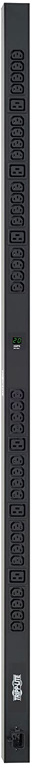 Tripp Lite Metered PDU, 20A, 38 Outlets (6-C19 & 32-C13), 200-240V, C20/L6-20P 10 ft. Cord, 0U Vertical Rack-Mount Power (PDUMV20HV)