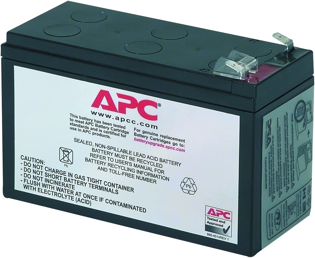 APC UPS Battery Replacement RBC17 for APC Models BE650G1, BE750G, BR700G, BE850M2, BE850G2, BX850M, BE650G, BN600, BN700MC, BN900M, and Select Others RBC17 UPS