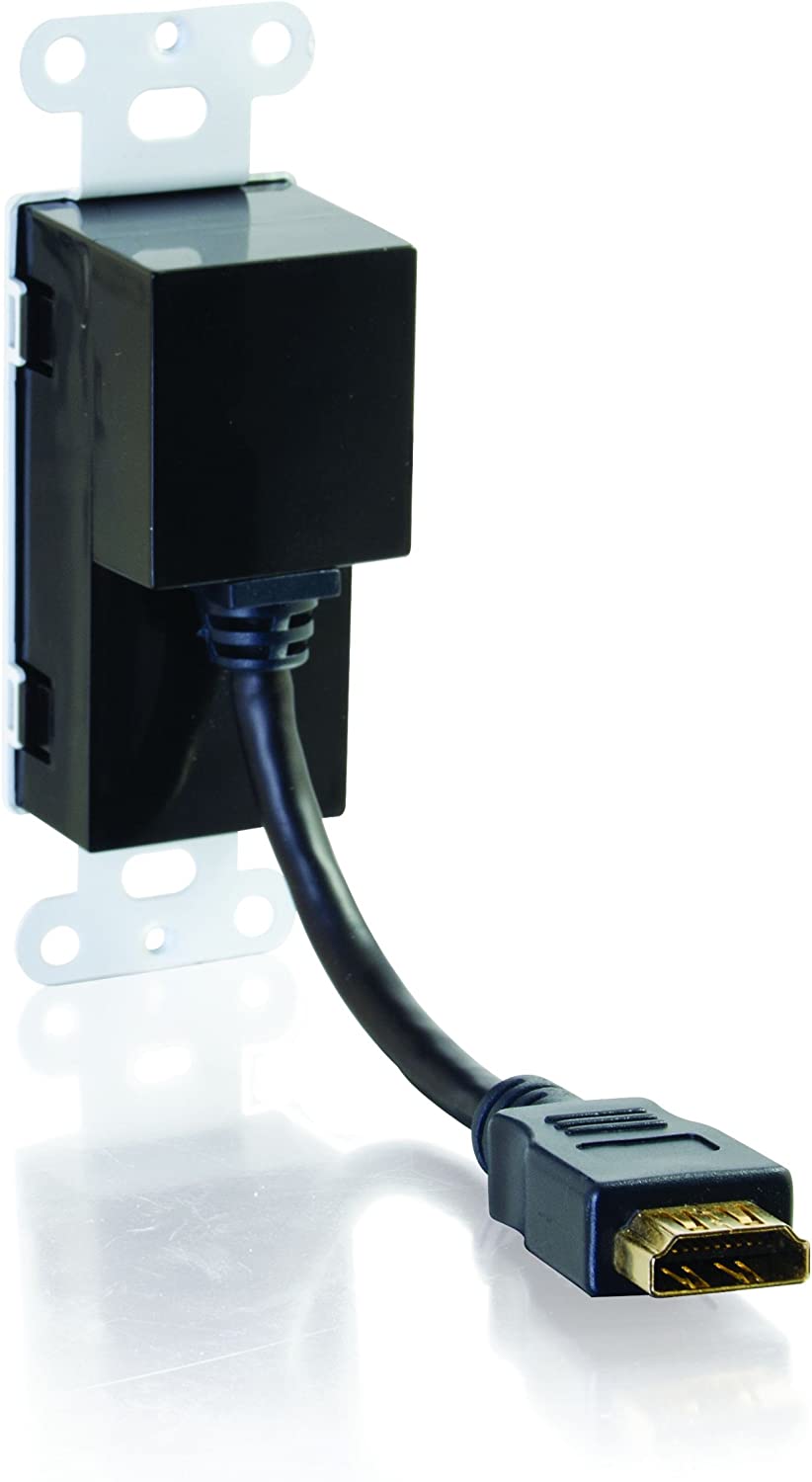 C2g/ cables to go C2G 41043 HDMI Pass Through Wall Plate, White