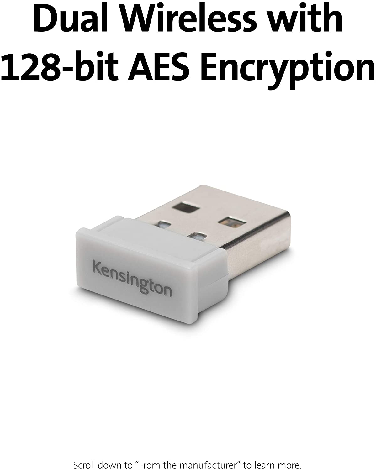 Kensington Pro Fit Ergo Wireless Mouse—Gray