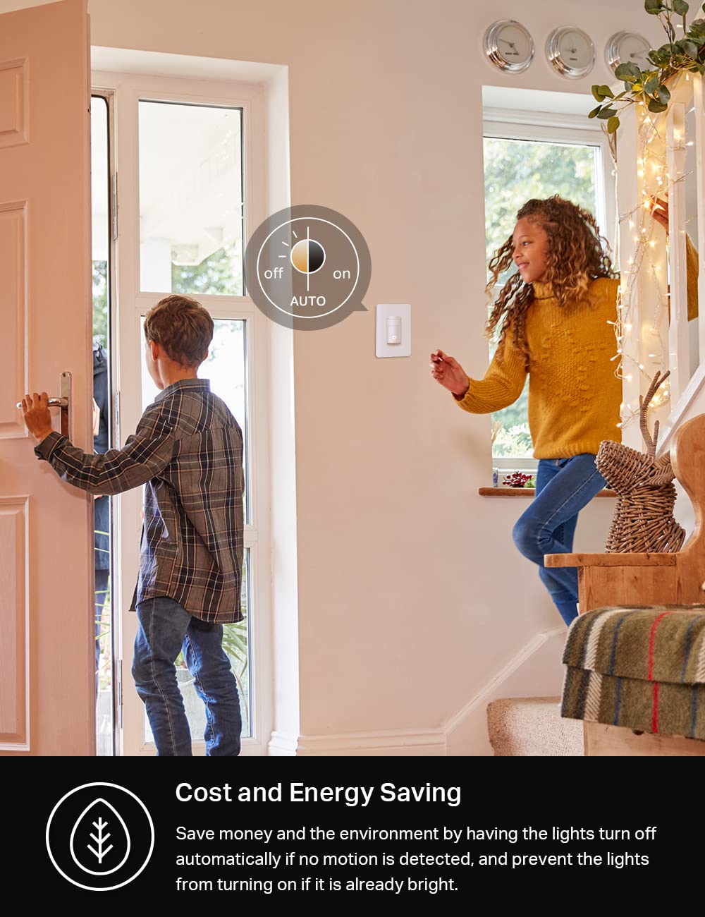 Kasa Smart WiFi Motion Sensor Switch, Single Pole, Needs Neutral Wire, 2.4GHz Wi-Fi Light Switch, Compatible with Alexa & Google Home, UL Certified, No Hub Required(KS200M),White,1-Pack 1-Pack Motion Sensor