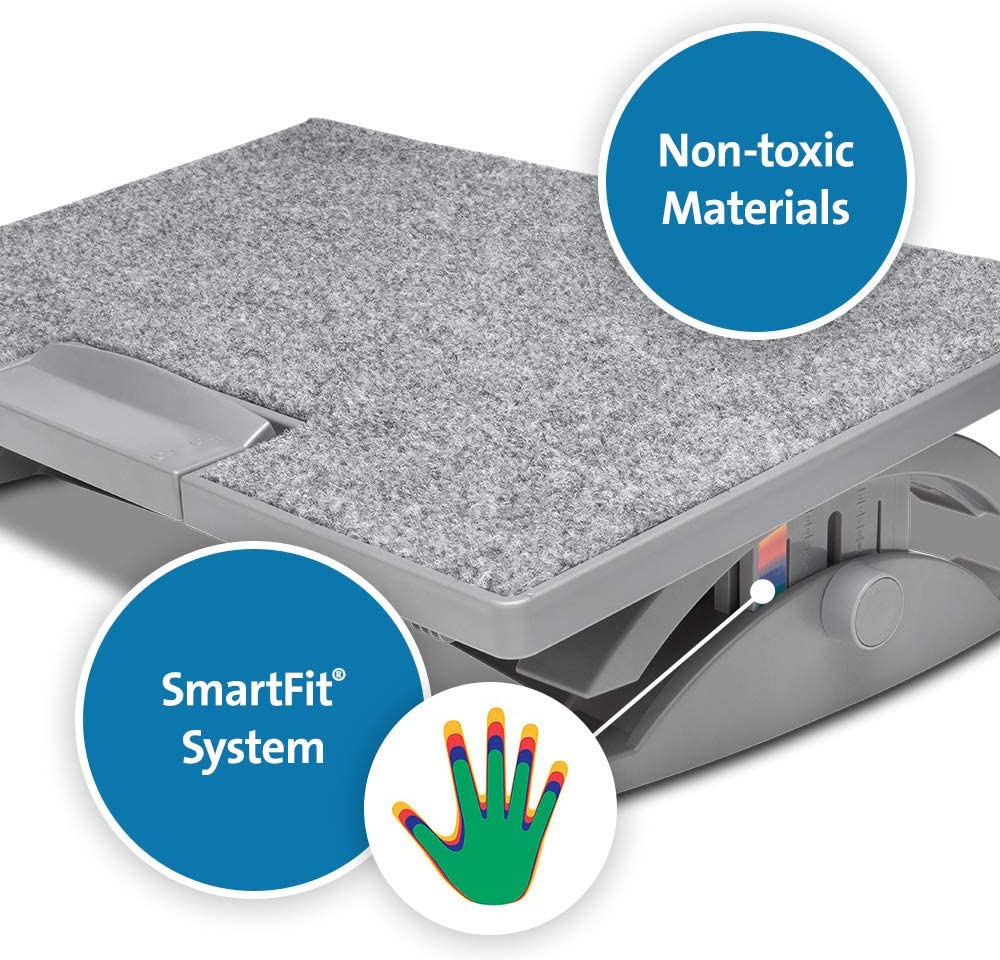 Kensington SmartFit SoleMate Pro Elite Ergonomic Foot Rest (K50345WW)