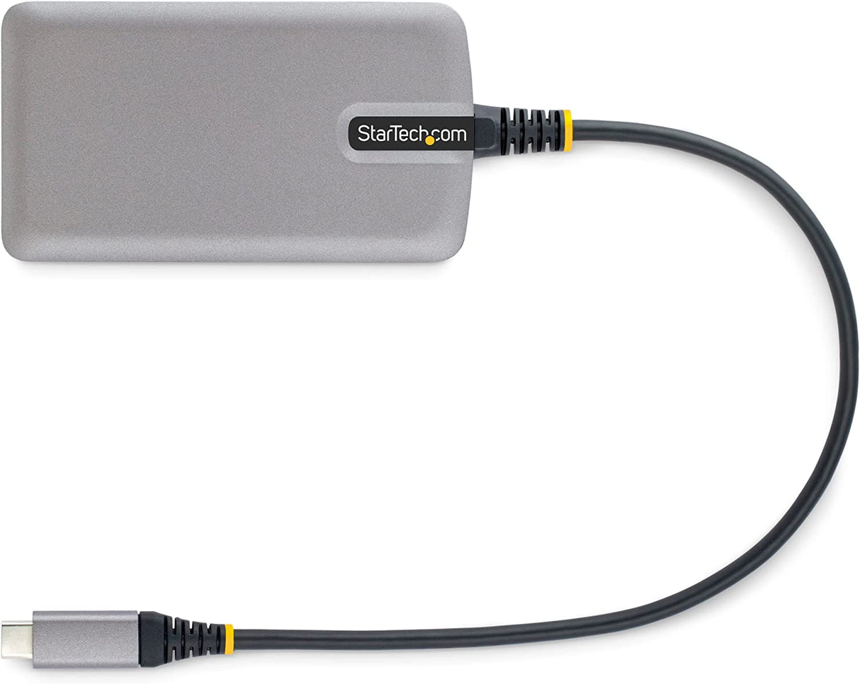 StarTech.com 4-Port USB-C Hub - 5Gbps - Bus Powered - USB C to 4X USB-A Hub w/Optional Auxiliary Power Input - Portable Desktop/Laptop USB Hub - 1ft (30cm) Cable - USB Expansion Hub (5G4AB-USB-C-HUB)