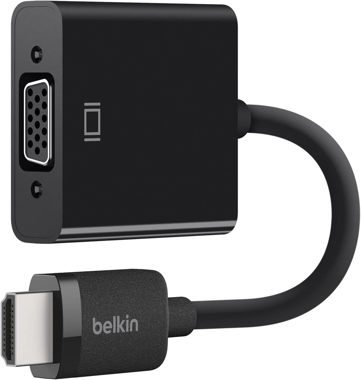 Belkin HDMI to VGA Adapter with Micro-USB Power and Audio Support, Compatible with Apple TV 4K and Most TVs
