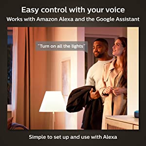 Phllips hue Philips Hue White 17W Equivalent 100W A21 Base E26 LED Smart Bulb, Dimmable, Bluetooth & Zigbee Compatible, Voice Activated with Alexa & Google Assistant