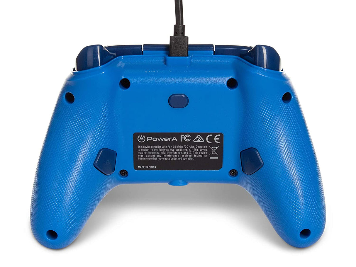 PowerA Enhanced Wired Controller for Xbox - Blue, Gamepad, Wired Video Game Controller, Gaming Controller, Xbox Series X|S, Xbox One - Xbox Series X