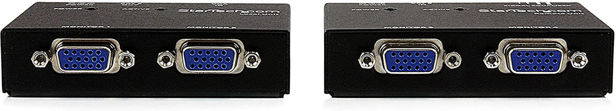 StarTech.com VGA Video Extender over Cat5 (ST121 Series) - Up to 500ft (150m) - VGA over Cat 5 Extender - 2 Local and 2 Remote (ST121UTP) No Audio Support Two power adapters