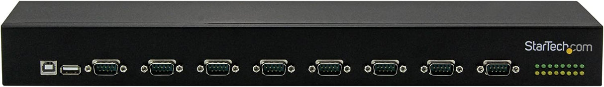 StarTech.com USB to Serial Hub - 8 Port - COM Port Retention - Rack Mount and Daisy Chainable - FTDI USB to RS232 Hub (ICUSB23208FD) 8 Port USB 2.0 Adapter