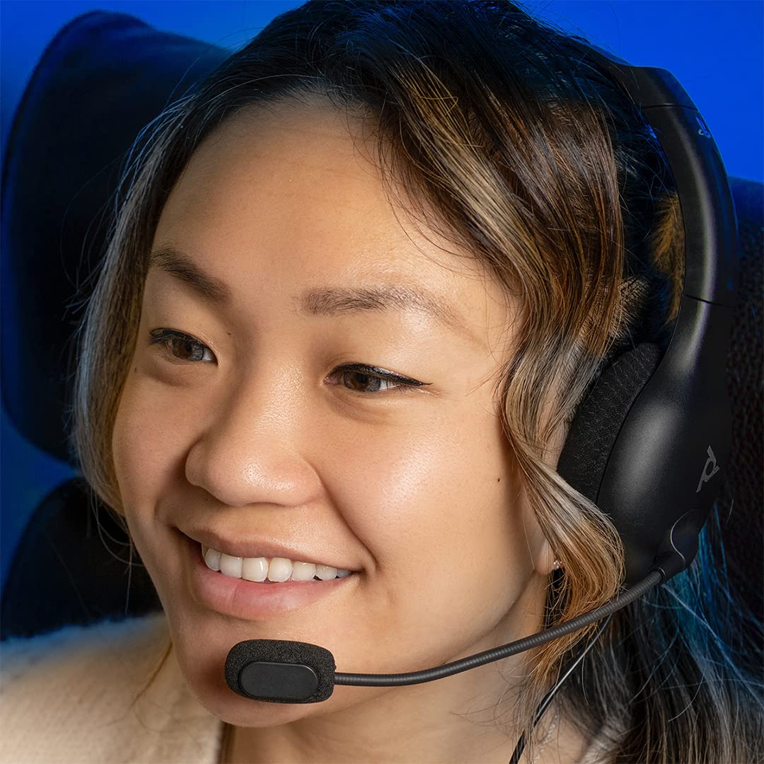 PDP LVL30 Wired Headset with Single-Sided One Ear Headphone for PlayStation, PS4, PS5 - Mac, Tablet Compatible - Noise-Cancelling Mic - Lightweight, Cool Comfort, Great for Gaming - Black PlayStation Black