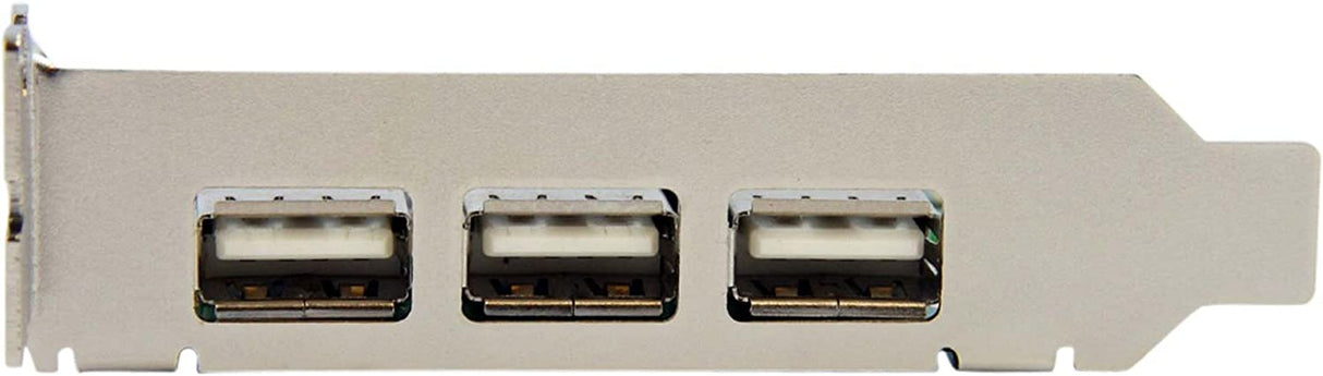 StarTech.com 4 Port PCI Express Low Profile High Speed USB Card - PCIe USB 2.0 Card - PCI-E USB 2.0 Card (PEXUSB4DP)