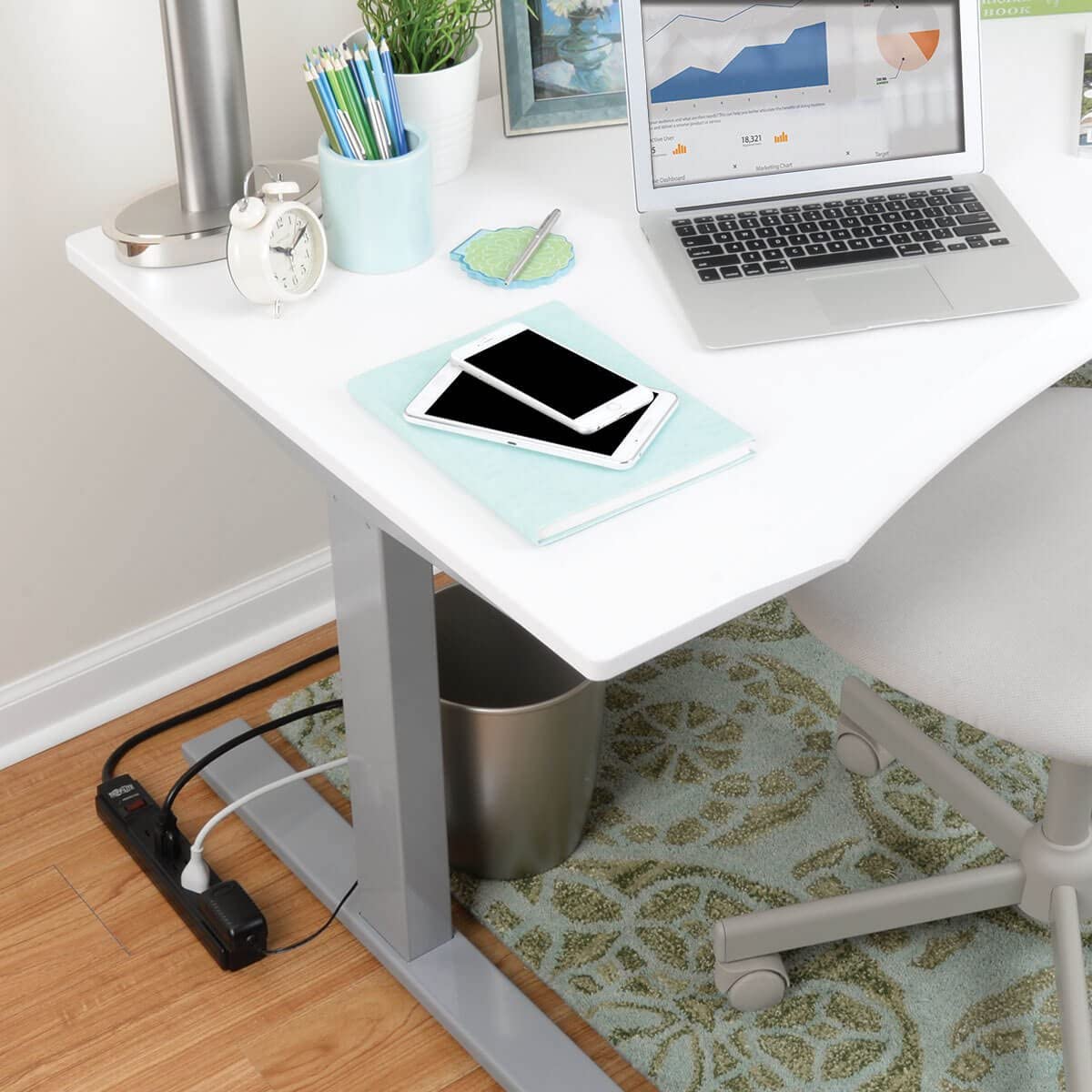 TRIPP LITE 6 Outlet Surge Protector Power Strip, Extra Long Cord 15ft, Black - TRPTLP615B 15ft Cord (Black)