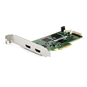 StarTech.com PCIe HDMI Capture Card - 4K 60Hz PCI Express HDMI 2.0 Capture Card w/HDR10 - PCIe x4 Video Capture Device for Desktop - Video Recorder/Adapter/Live Streaming - Supports H.264 (PEXHDCAP4K)
