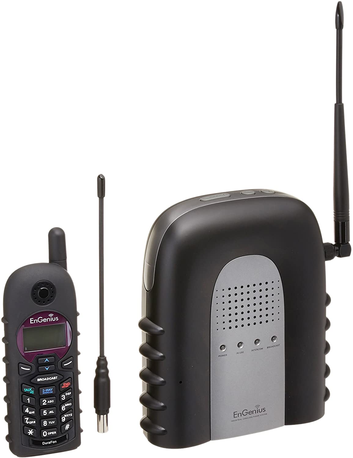 EnGenius Technologies DURAFON-SIP System 900 Mhz Radio Frequency, 10-Handset Landline Telephone