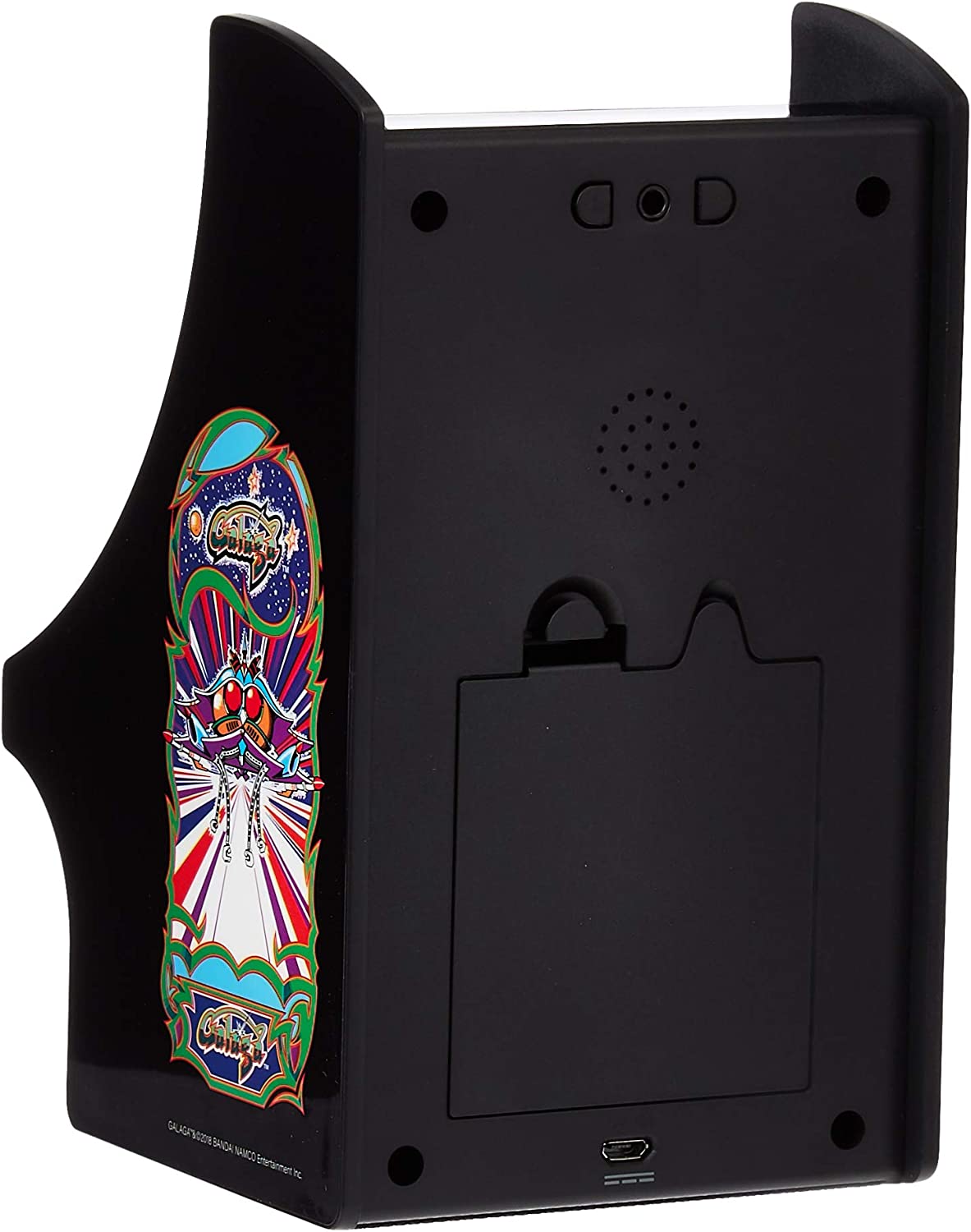 My Arcade Micro Player Mini Arcade Machine: Galaga Video Game, Fully Playable, 6.75 Inch Collectible, Color Display, Speaker, Volume Buttons, Headphone Jack, Battery or Micro USB Powered