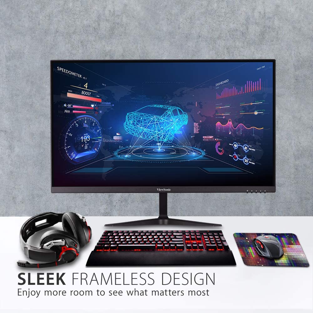 ViewSonic OMNI VX2718-P-MHD 27 Inch 1080p 1ms 165Hz Gaming Monitor with Adaptive Sync, Eye Care, HDMI and DisplayPort 27 Inch FHD 165Hz