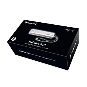 Transcend 480GB JetDrive 855 Thunderbolt Nvme PCIe Portable SSD Solid State Drive TS480GJDM855