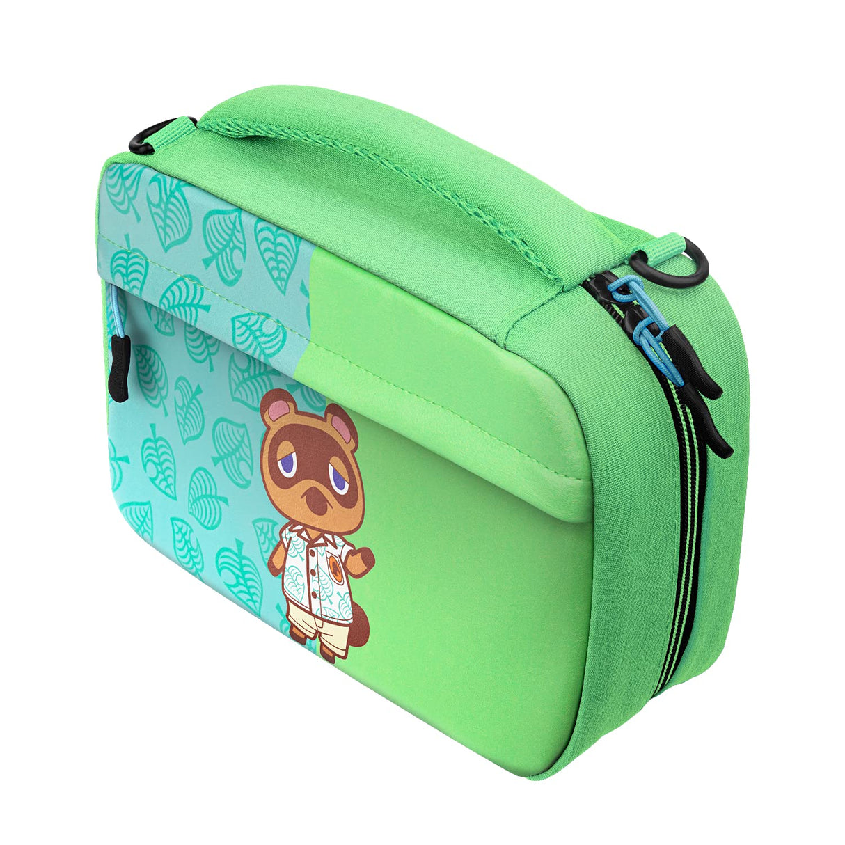 PDP Gaming Officially Licensed Switch Commuter Case - Animal Crossing - Semi-Hardshell Protection - Protective PU Leather - Holds 14 Games - Works with Switch OLED & Lite - Perfect for Kids / Travel Animal Crossing Tom Nook