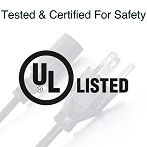 C2g/ cables to go C2G Power Cord, Replacement Power Cable, 3 Pin Connector, Universal Power Cord, 16 AWG, Black, 4 Feet (1.21 Meters), Cables to Go 29926 Black 4 Feet C13 to 5-15 Cord